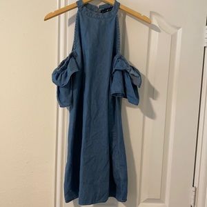 Short jean dress